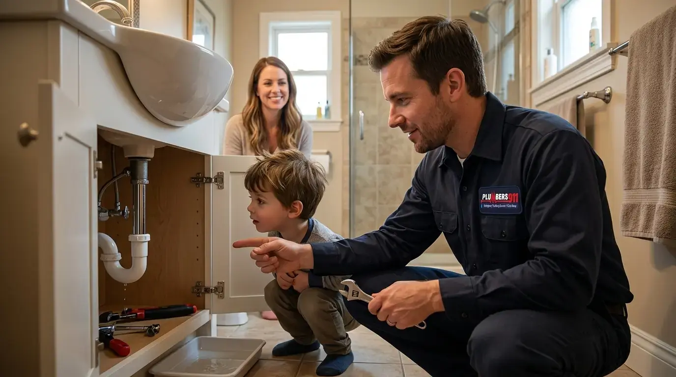 Licensed plumber at work in Fox Valley, IL